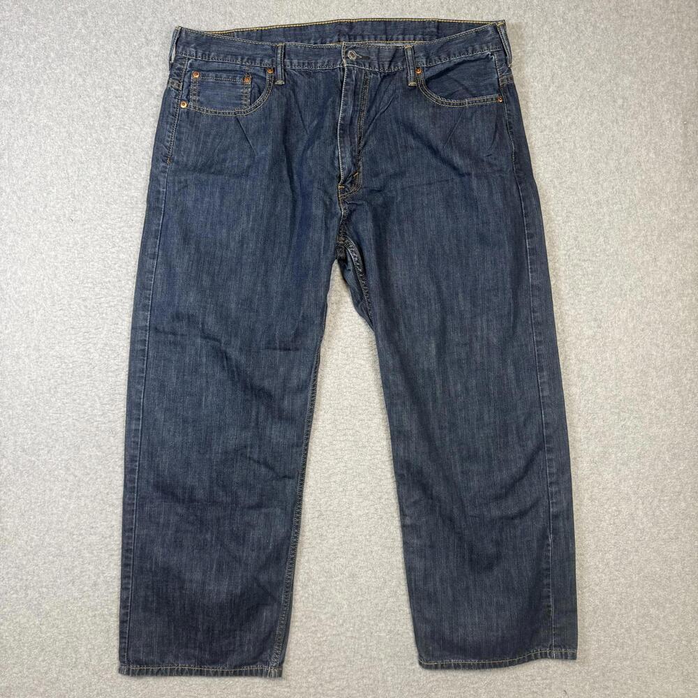 Levis 569 Jeans Mens 40x30 Blue Loose Straight Fit Casual Denim
